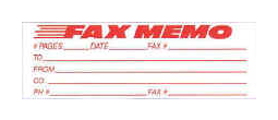 3243 - 3243 Jumbo Fax Memo Stamp